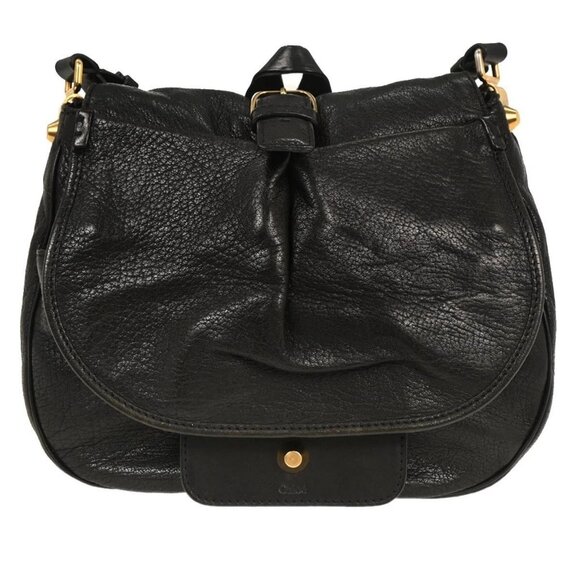 Chloe Handbags - Chloe Black Leather Mavis Shoulder Bag 02-10-51-5811 155296